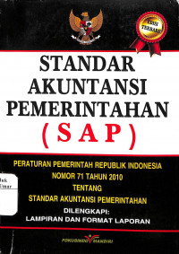 Image of Standar akuntansi pemerintahan (SAP)