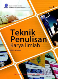 Image of Teknik Penulisan Karya Ilmiah