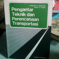 Image of Pengantar teknik dan perencanaan transportasi