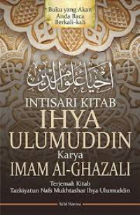 Intisari kitab ihya ulumuddin karya imam Al-Ghazali