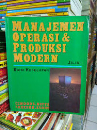 Image of Manajemen Operasi dan Produksi Modern jilid 1