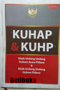 KUHAP & KUHP