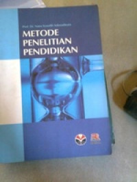 Image of Metode Penelitian Pendidikan