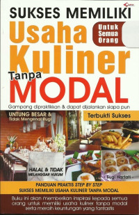 Image of Sukes Memiliki Usaha Kuliner Tanpa Modal