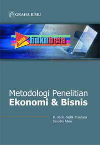 Image of Metodologi Penelitian Ekonomi dan Bisnis