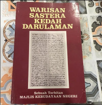 Warisan Sastra Kedah Darulaman. ( D. Kemalawati )