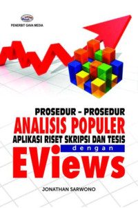 Image of Prosedur-prosedur analisis populer aplikasi riset skripsi dan tesis dengan eviews, cet. 3