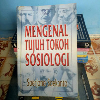 Image of Mengenal Tujuh Tokoh Sosiologi