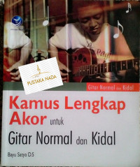 Image of Kamus lengkap Akor untuk gitar normal dan kidal