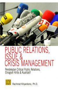 Image of Publik relations, issue and crisis management, cet.1