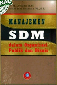 Image of Manajemen SDM dalam Organisasi Publik dan Bisnis