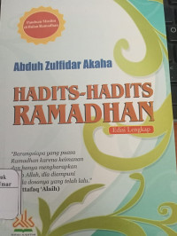 Hadits-Hadits Ramadhan. Ed: Lengkap