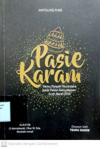 Image of ANTOLOGI PUISI PASIE KARAM ( D. Kemalawati )