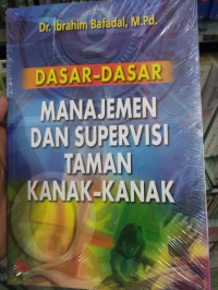 Image of DASAR-DASAR MANAJEMEN DAN SUPERVISI TAMAN KANAK-KANAK